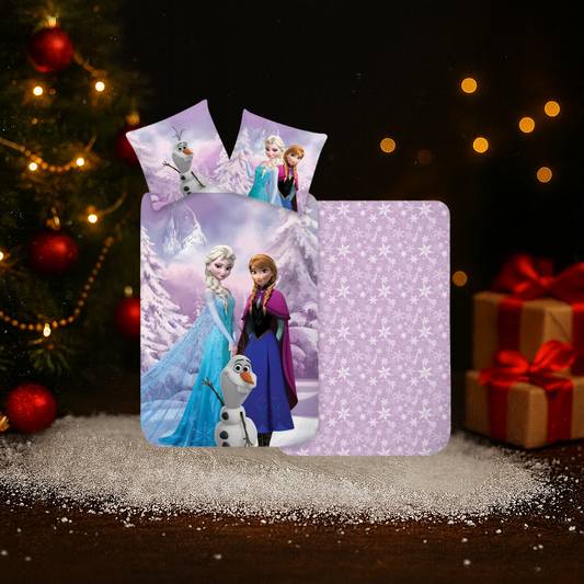 Sengetøj Junior - Frozen, 42 - 100X140, 40X45cm