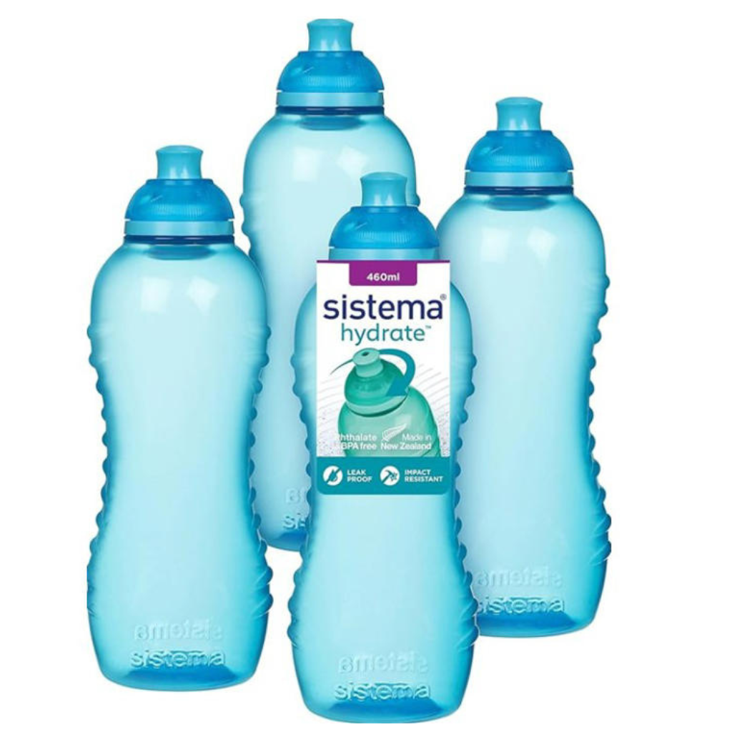 Sistema 460 ml Hydration Drikkedunk - 4 stk.