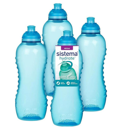Sistema 460 ml Hydration Drikkedunk - 4 stk.