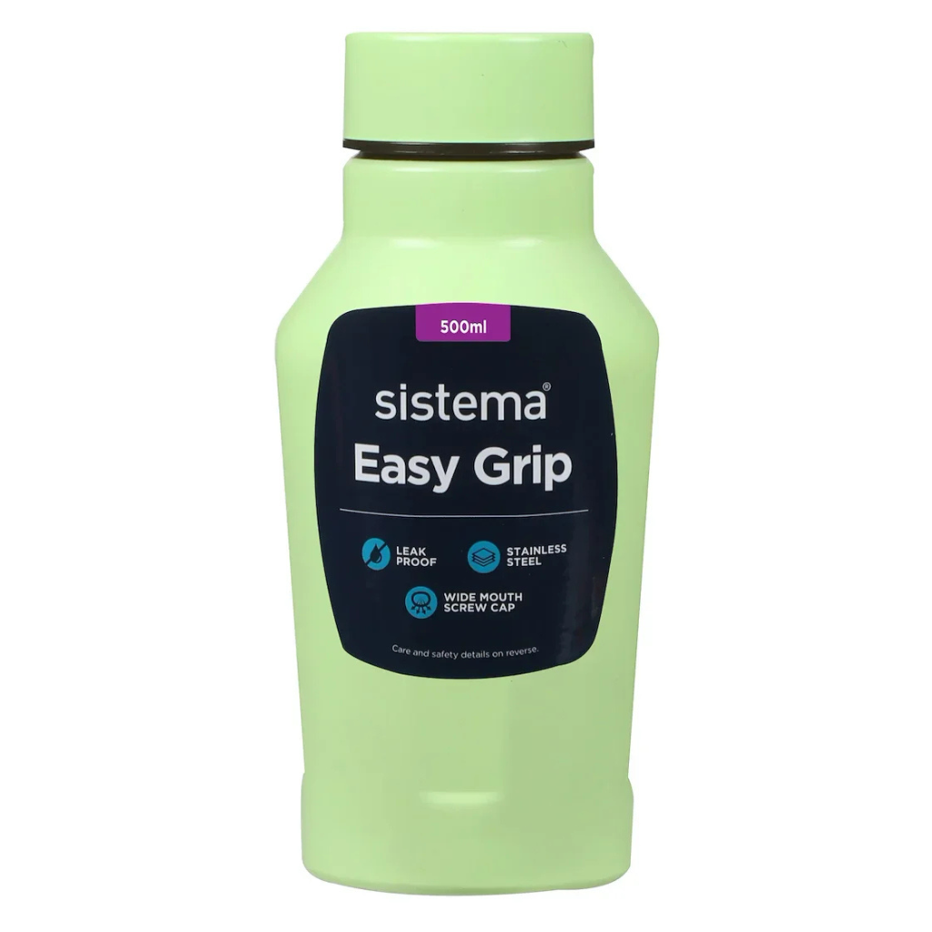 SISTEMA 500ml Easy Grip Stainless Steel Bottle
