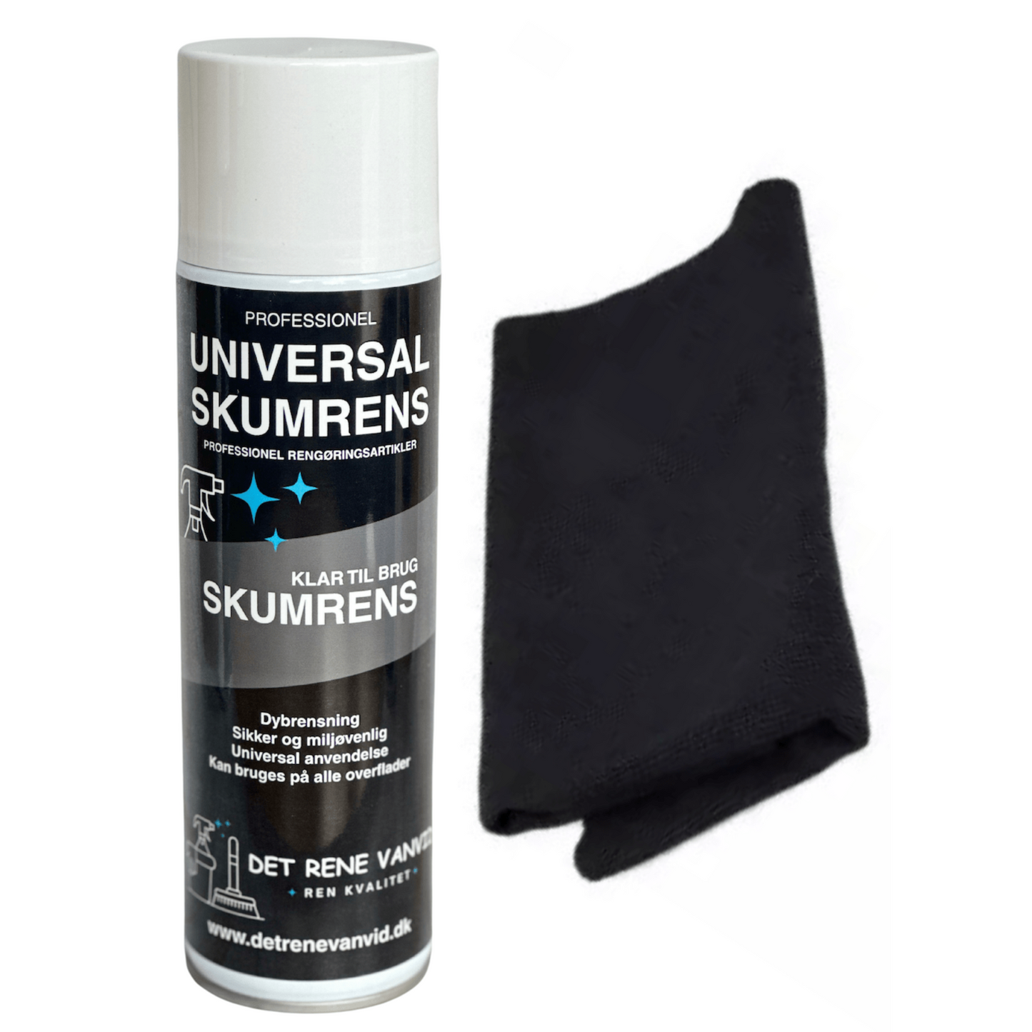 UNIVERSAL SKUMRENS + MICROFIBER KLUD