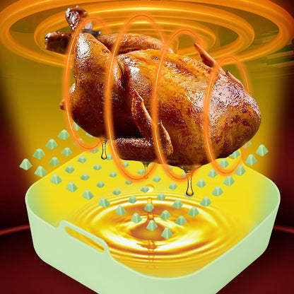 Airfryer silikoneform, firkantet 22X22cm