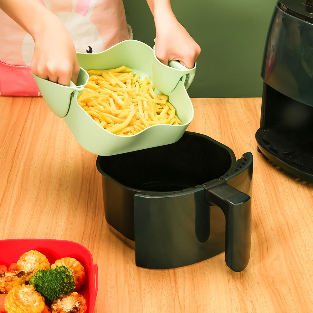 Airfryer silikoneform, firkantet 22X22cm