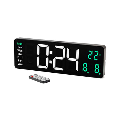 Stort digitalt ur, 39x13x3 cm