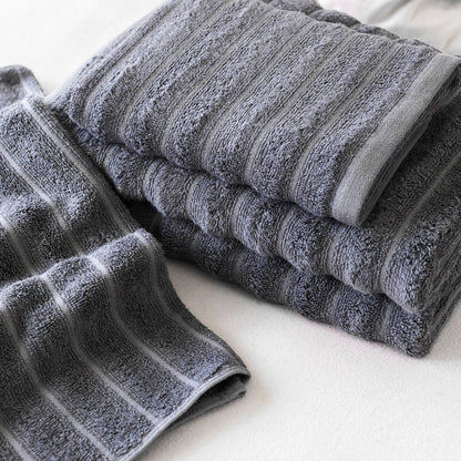 Bambus Håndklæder - 4 Pak 70X140cm + 50X70cm koksgrå