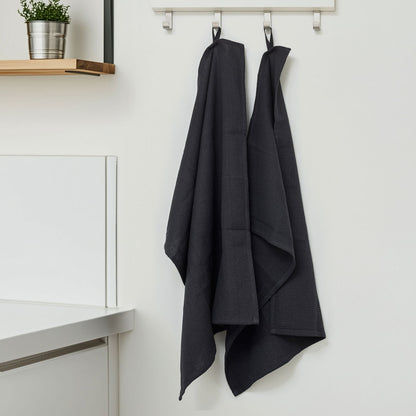 VAFFEL VISKESTYKKER 50X65CM - 2 PAK MAGNETGRÅ