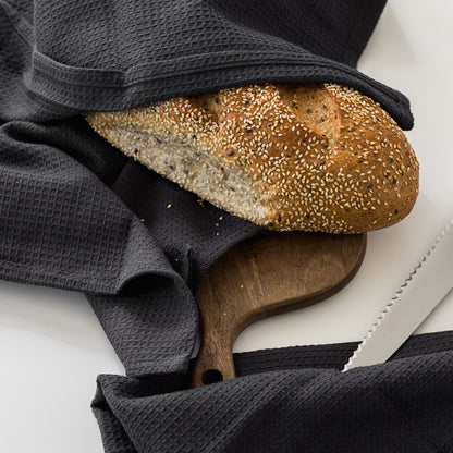 VAFFEL VISKESTYKKER 50X65CM - 2 PAK MAGNETGRÅ