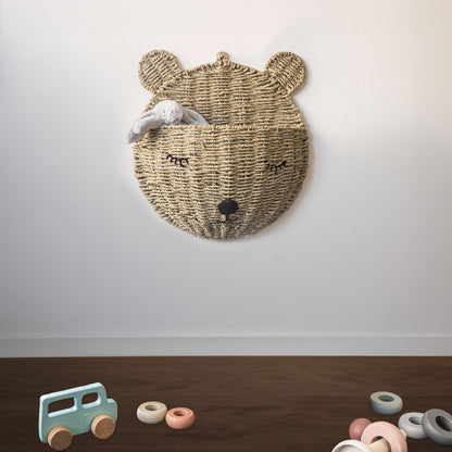 OH - Bamse børnekurv til væggen