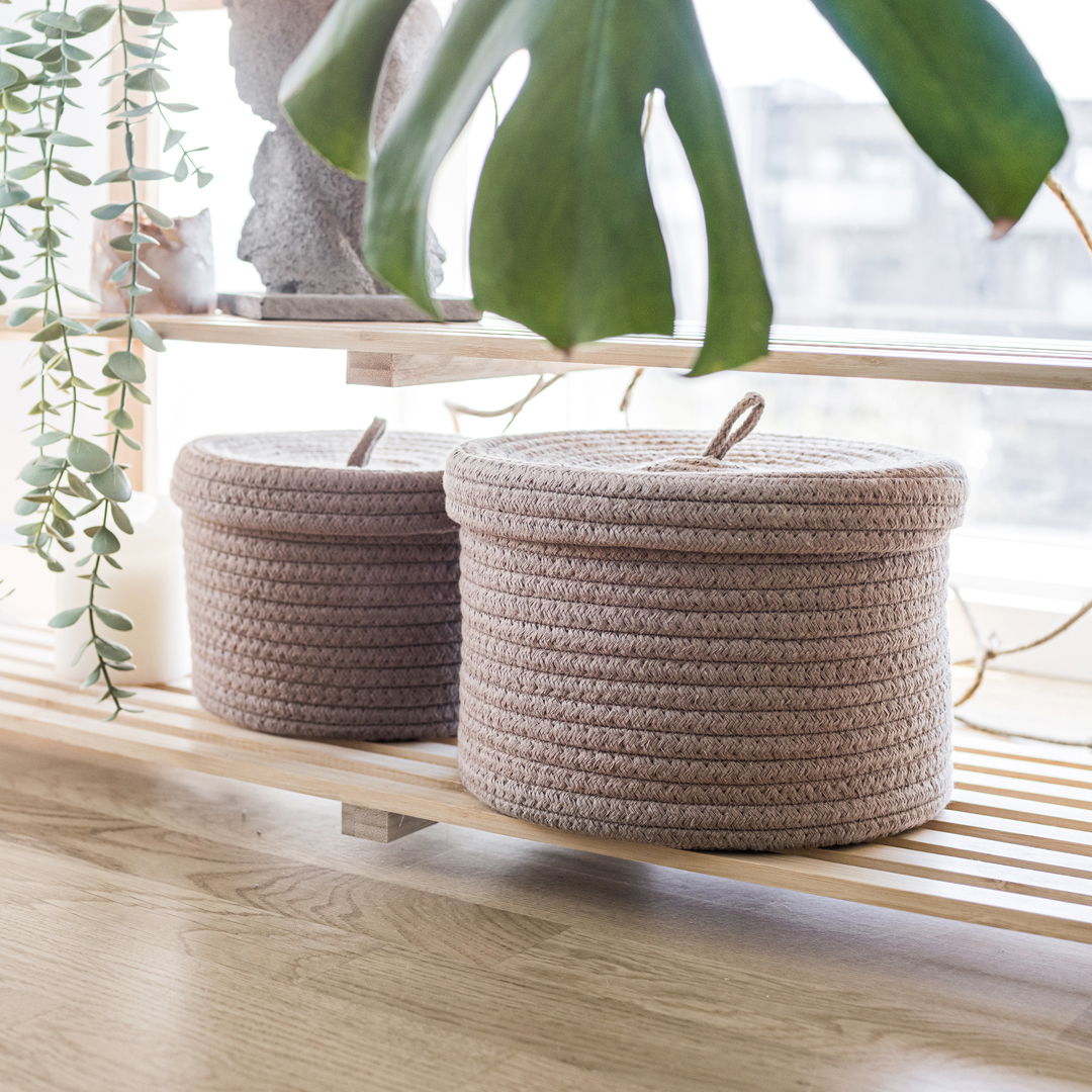 OH - Kurve med låg 2 stk, ass. beige + sand