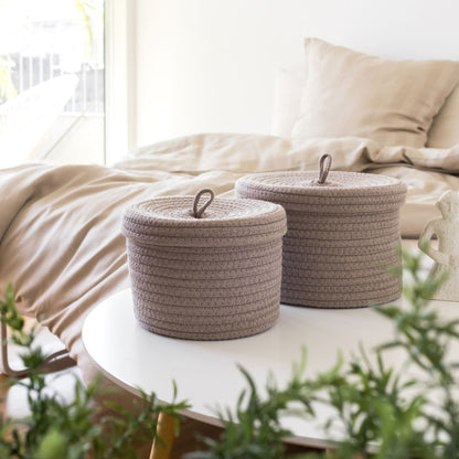 OH - Kurve med låg 2 stk, ass. beige + sand