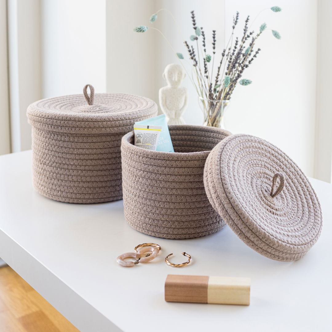 OH - Kurve med låg 2 stk, ass. beige + sand