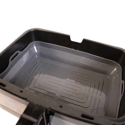 Airfryer silikoneform, dobbelt skuffe 33*23*6.8cm