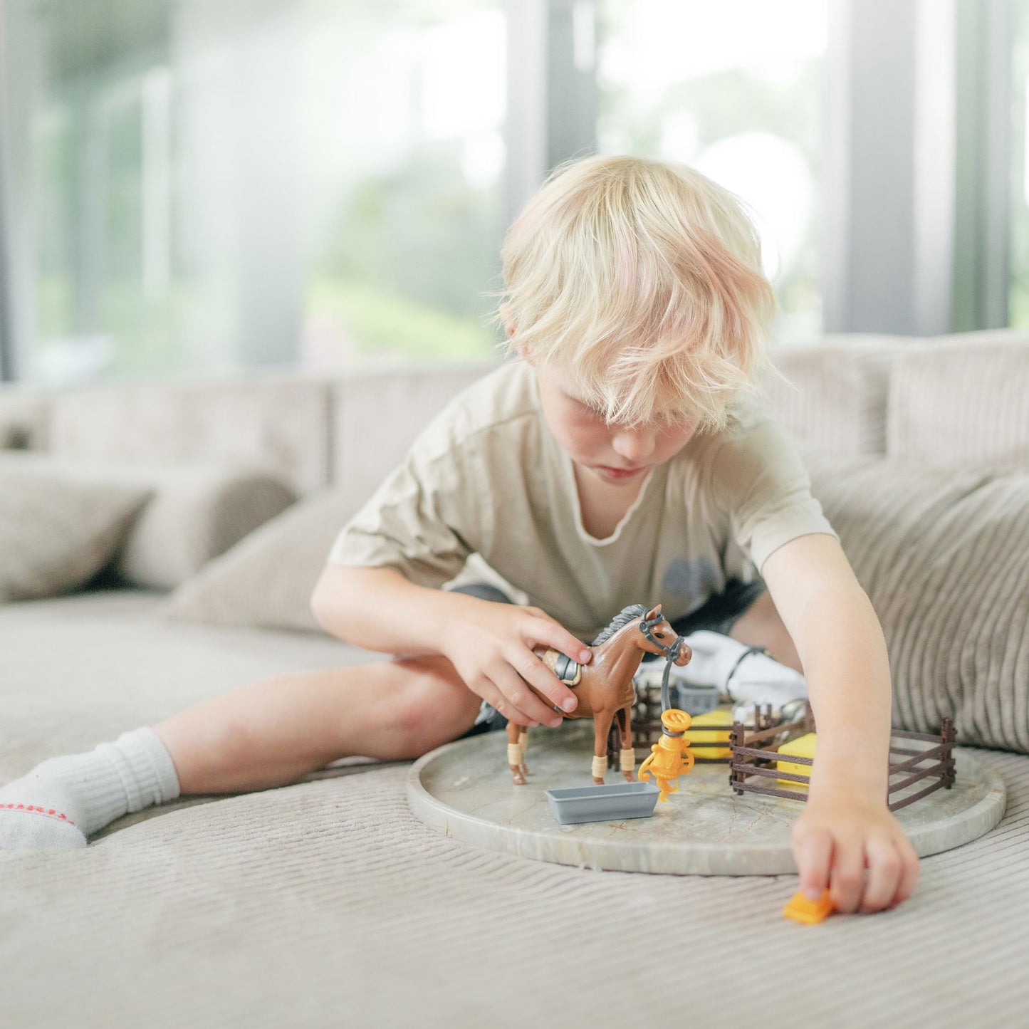 Hestegårdssæt med 8 dele