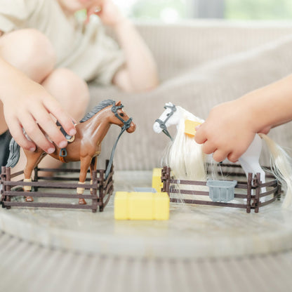 Hestegårdssæt med 8 dele