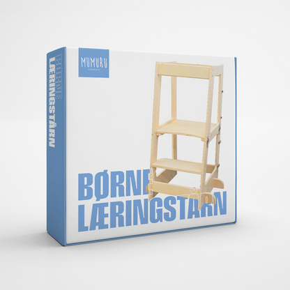 Børne Læringstårn i Træ – Sikkert Læringstårn til Køkken og Hverdag
