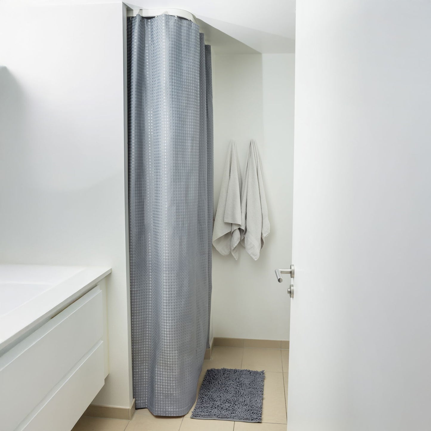 Badeforhæng + bademåtte