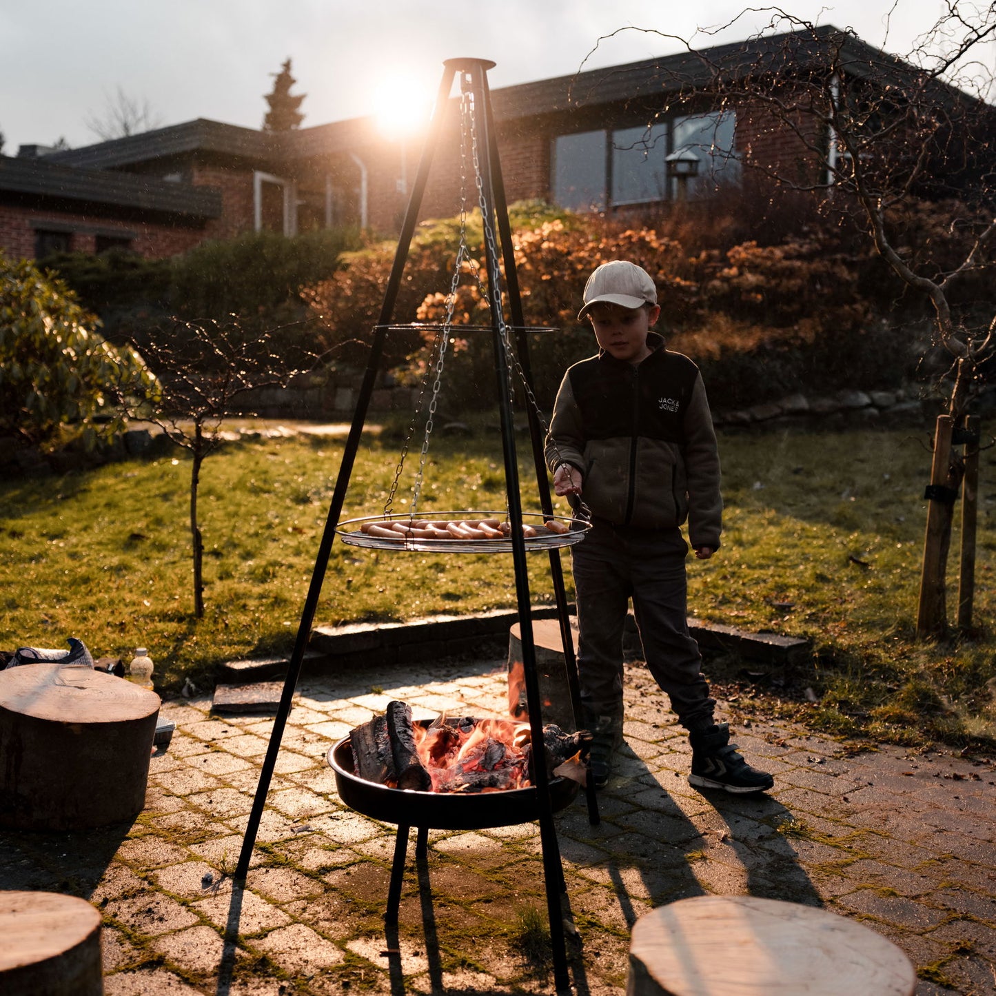 Bålsted tripod, Ø49cm