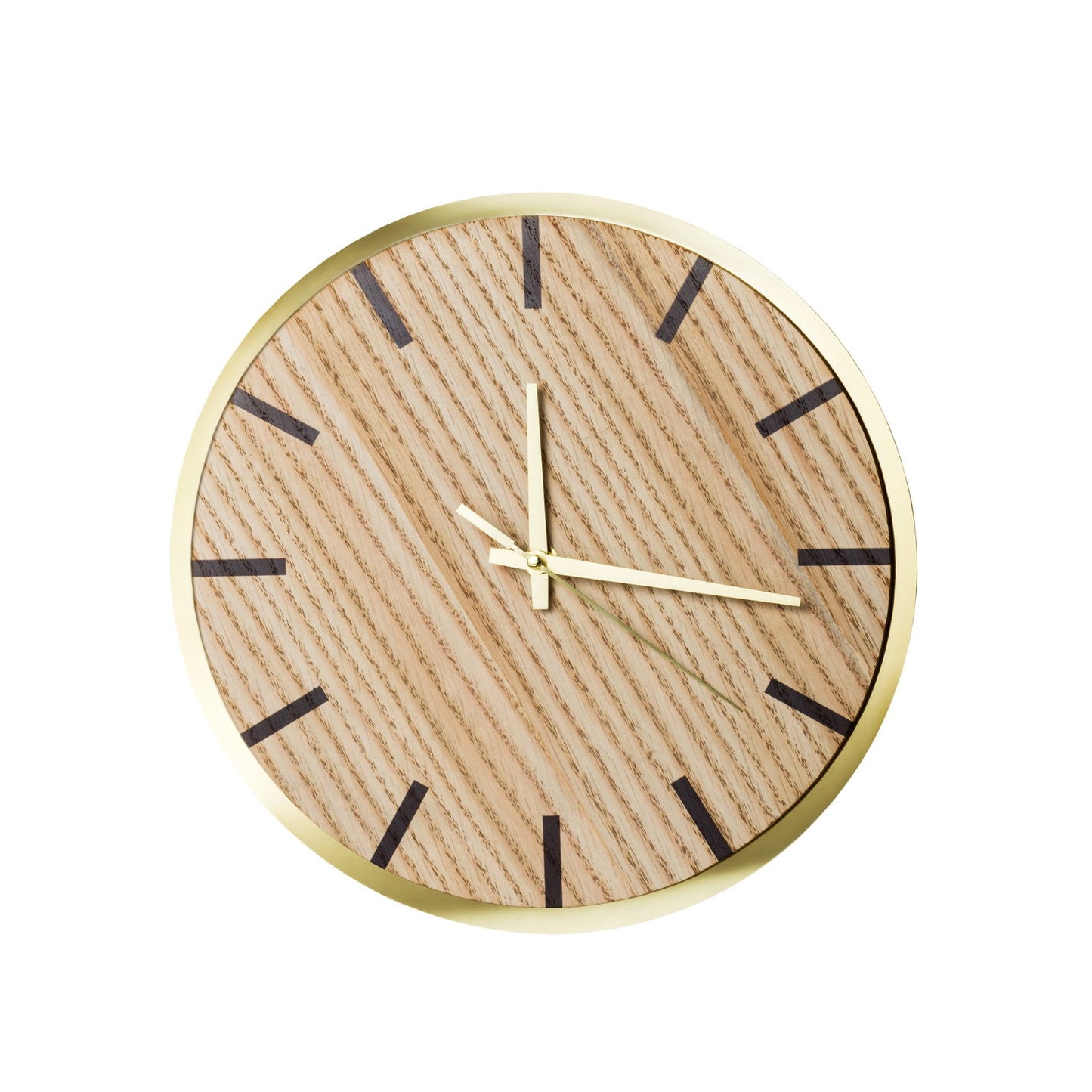 Vægur i træ - Ø30cm