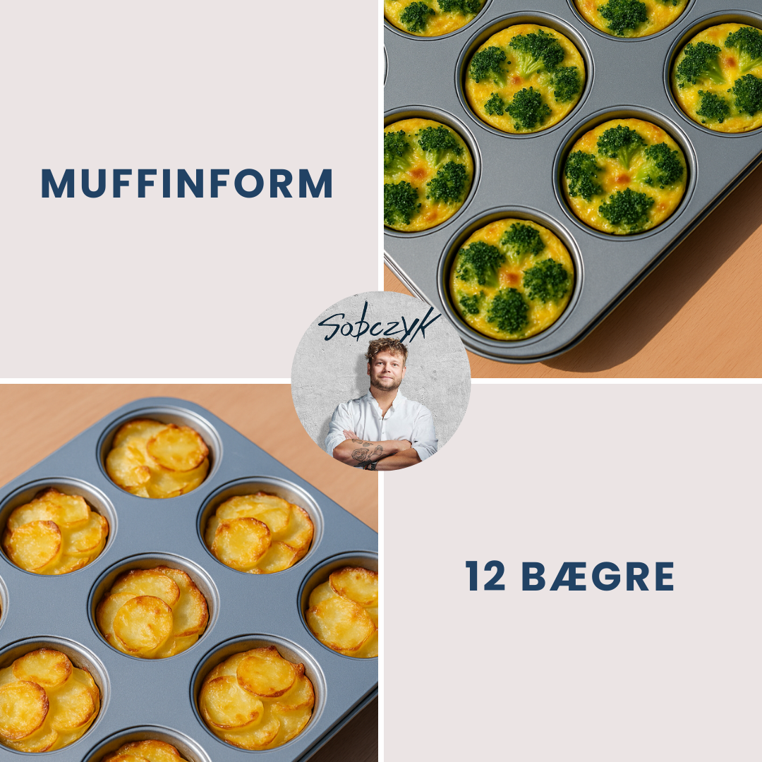 Sobczyk - Muffinform med 12 bægre