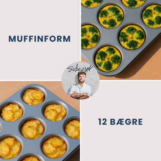 Sobczyk - Muffinform med 12 bægre