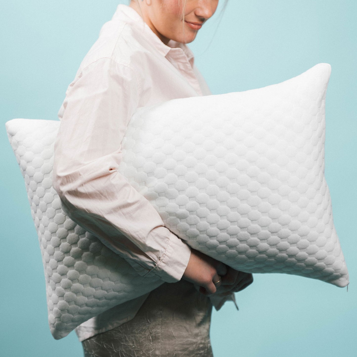 Justerbar memory foam hovedpude - 60x40cm