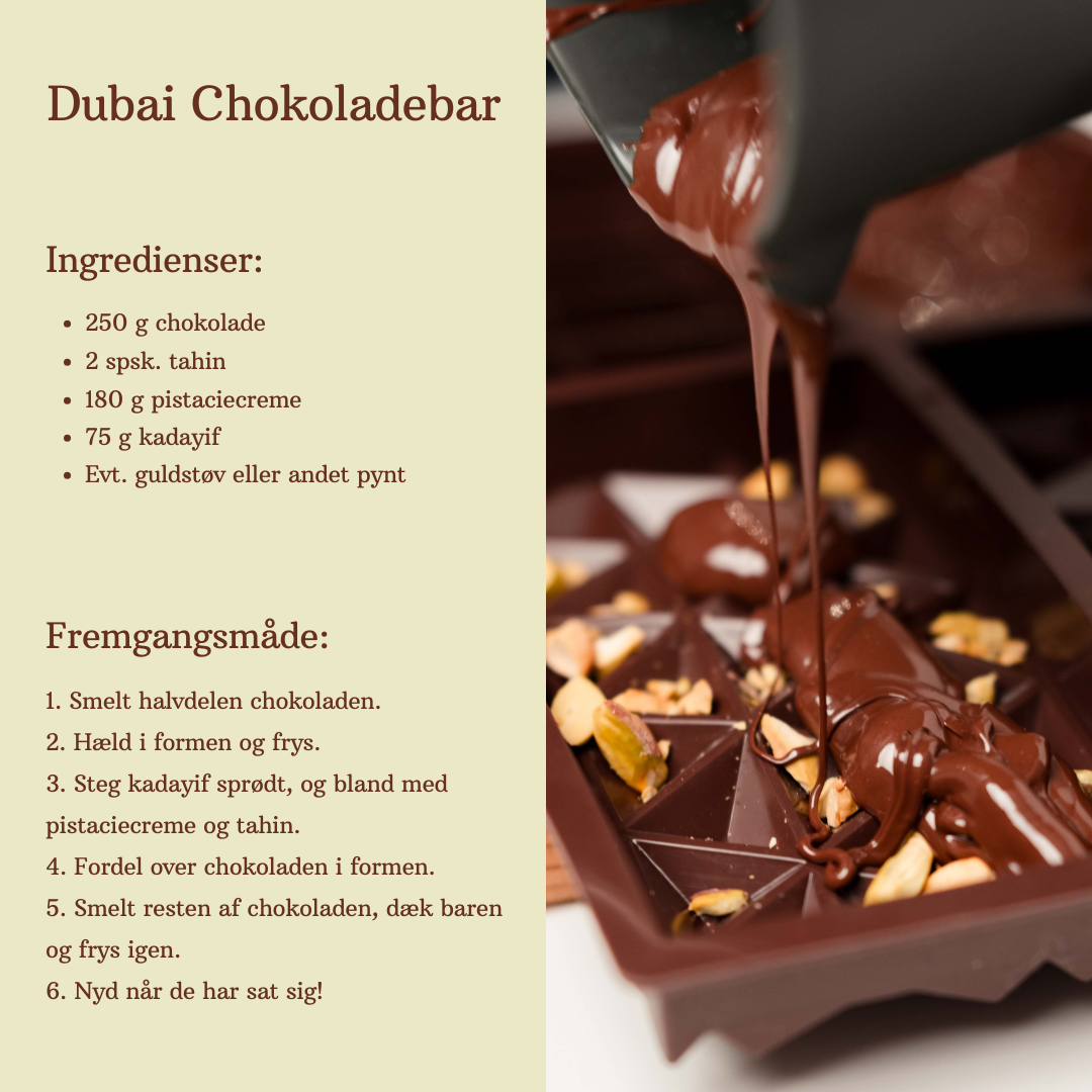DIY Dubai Chokoladeform