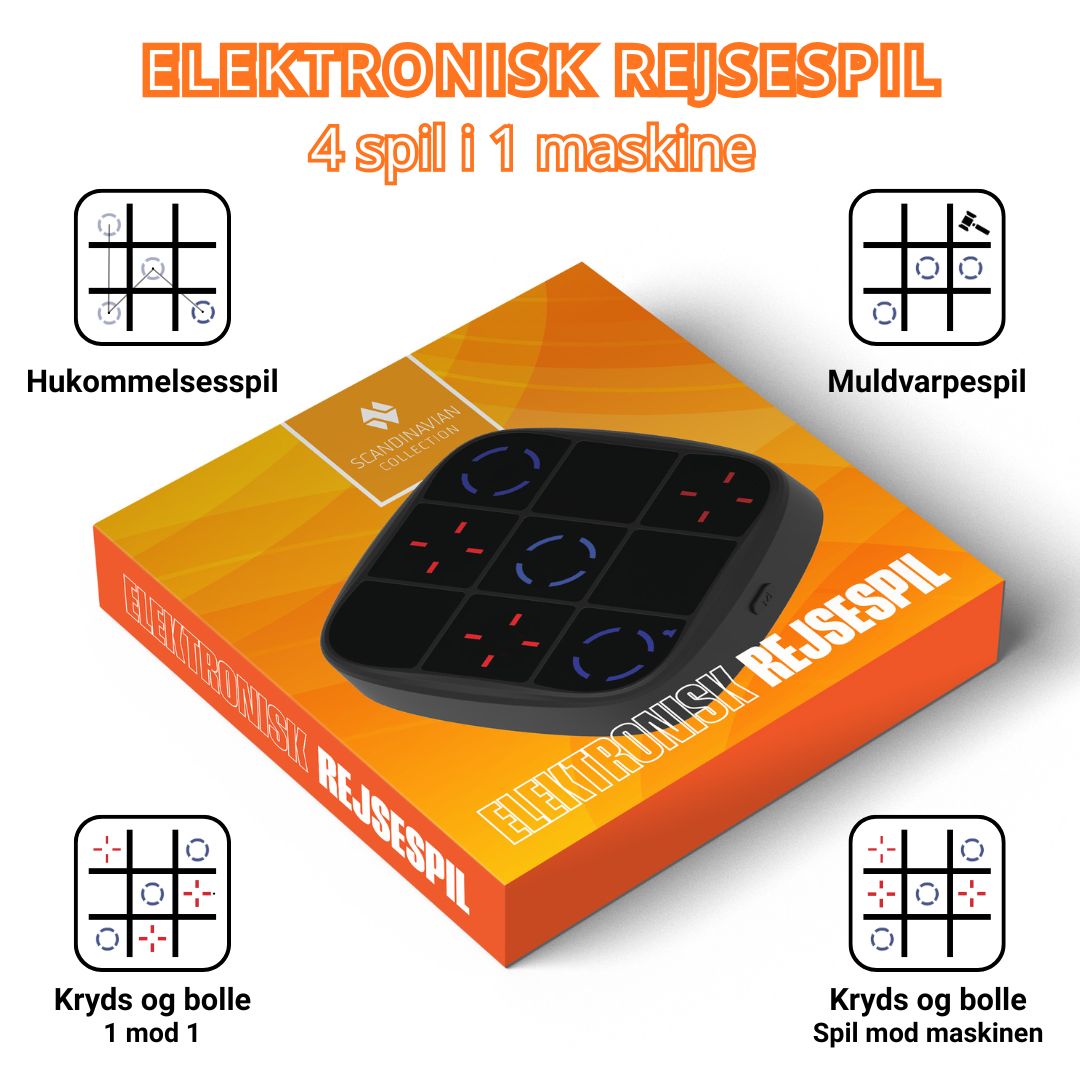 Elektronisk rejsespil - 4i1