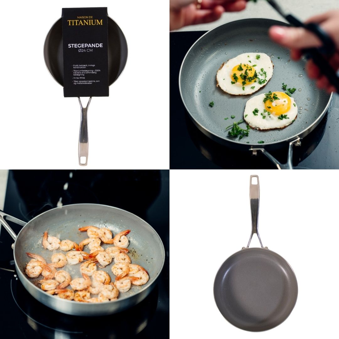 Titanium - Stegepande Ø24cm