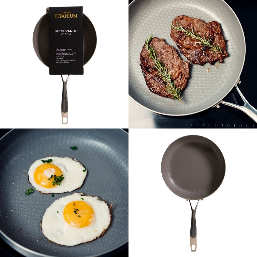 Titanium - Stegepande Ø28cm