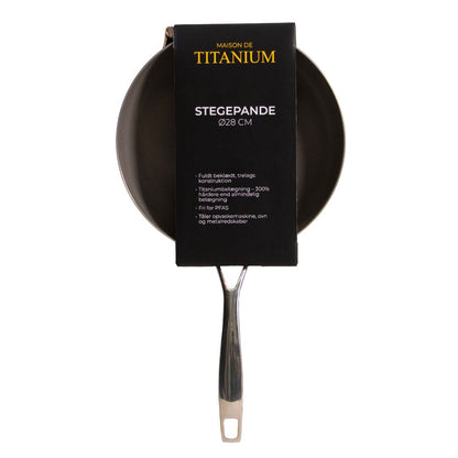 Titanium - Stegepande Ø28cm
