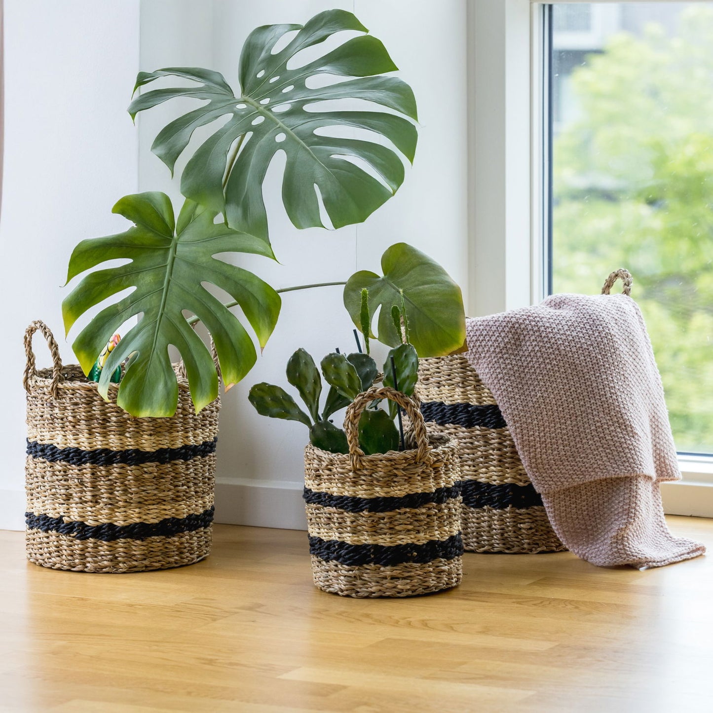 Nordis - Kurve i søgræs m. striber Ø30, Ø26, Ø20 - 3 stk