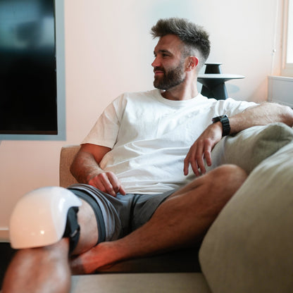 Knæmassage - Varmende massageapparat der lindrer ømme knæ og stive led