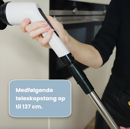 Sjö - Elektrisk rengøringsbørste med forlængerstang