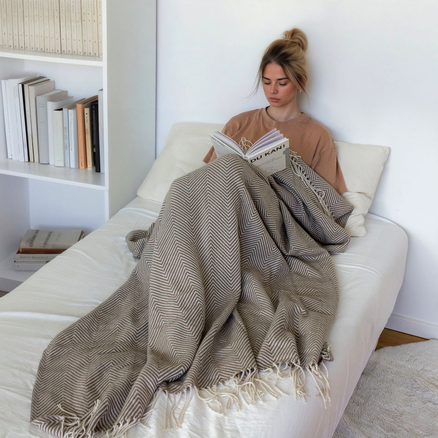 Nordis - Tæppe 170x120cm - brun