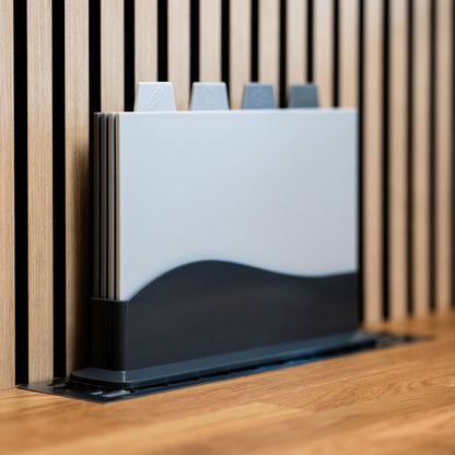 Skærebrætsæt 4 stk m. holder