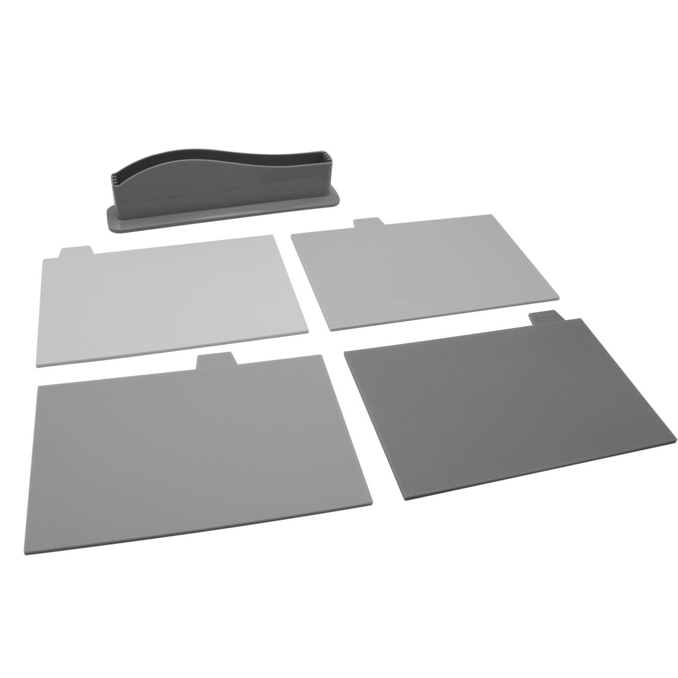 Skærebrætsæt 4 stk m. holder