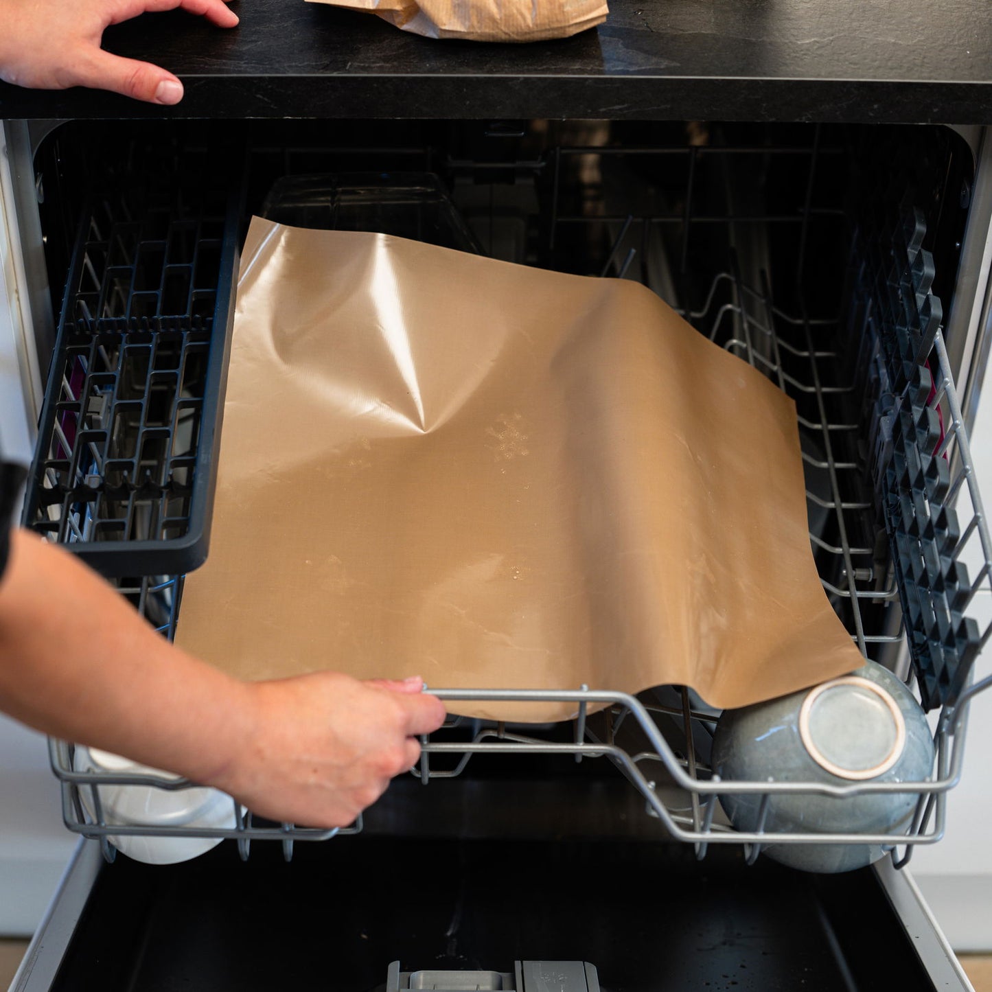 Genanvendelige silikone bagemåtter - 2 pak