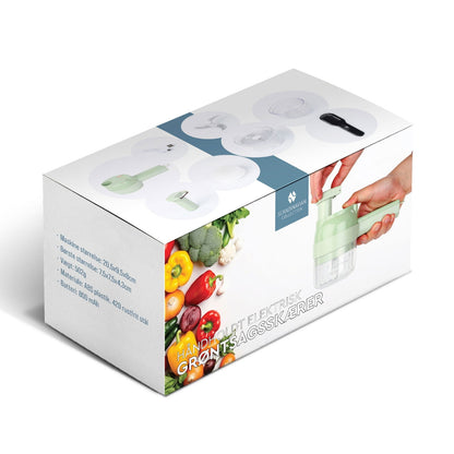 Håndholdt elektrisk grønssagsskærer