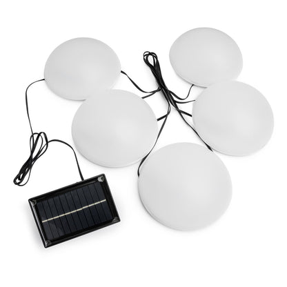 Samira Solar Halvkugle LED lampe - 5 pak