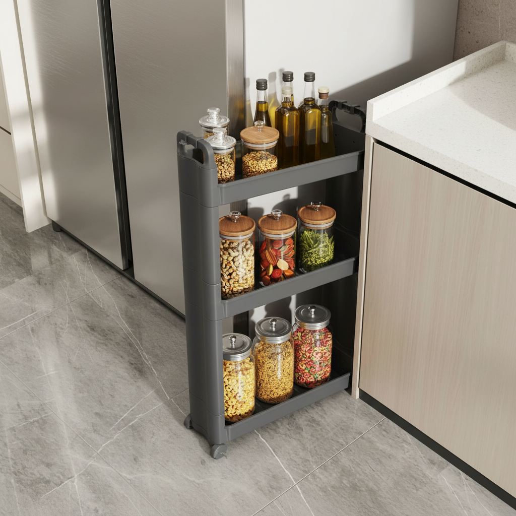 Rullebord med 3 niveauer