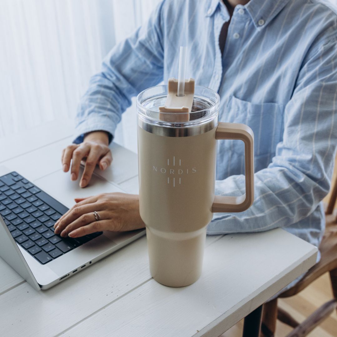 Nordis - Termokop m. sugerør 1200ml