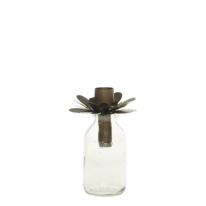 Chic antique -  Flaske med lysholder