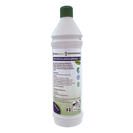 PRIME SOURCE MILD 14 UNIVERSALRENGØRING SVANEMÆRKET U. FARVE OG PARFUME – 1 L