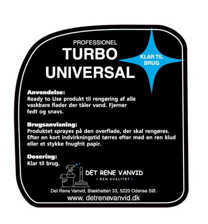 TURBO - KALK & UNIVERSAL PAKKE  ❤︎