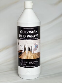 DET RENE VANVID (GULVVASK MED PAPAYA) 1 L