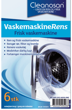 CLEANOSAN VASKEMASKINE RENS 6 STK.