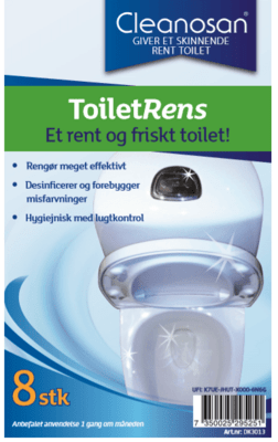 CLEANOSAN TOILETRENS 8 STK.